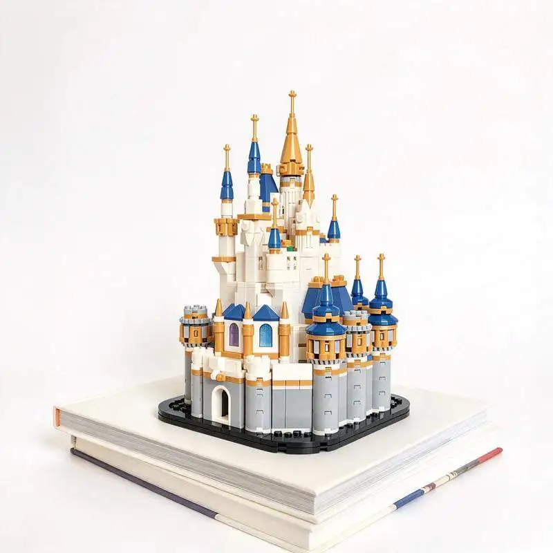402PCS Mini Fairy Tale Royal Castle Model Building Blocks Magic Palace Architecture DIY Assembly Toy Creative Gift For Display