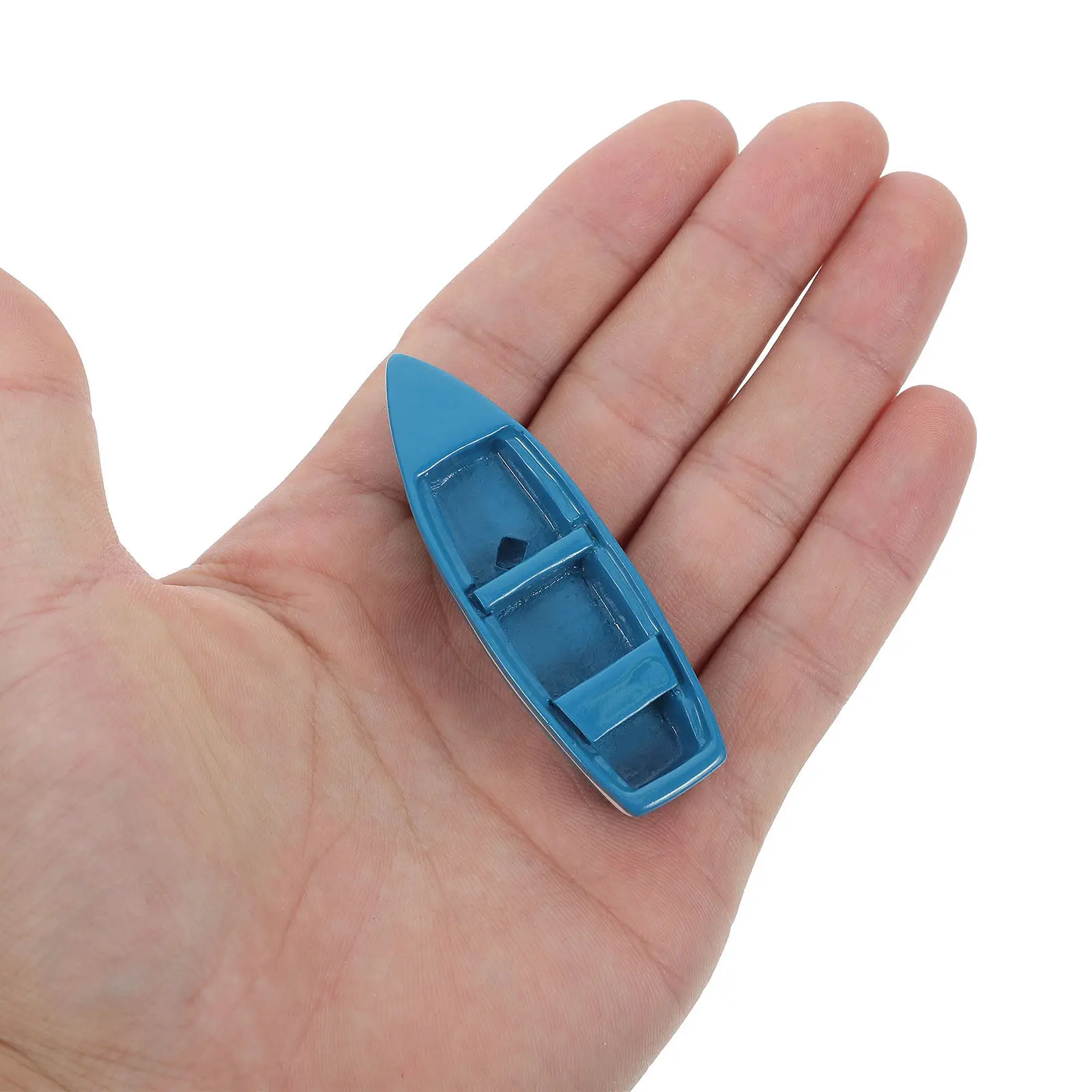10Pcs Premium Resin Miniature Yacht for Sandbox Scene Creation Nautical Decor Coastal Theme Display Home Office Decoration