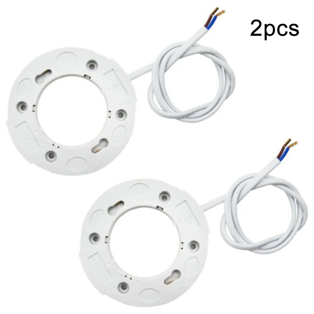 2pc GX53 Base Fitting For GX53 Lamps Fly Leads For LED And CFL GX53 Light Bulb Fitting 10CM Ceiling Wall Lamp Holder