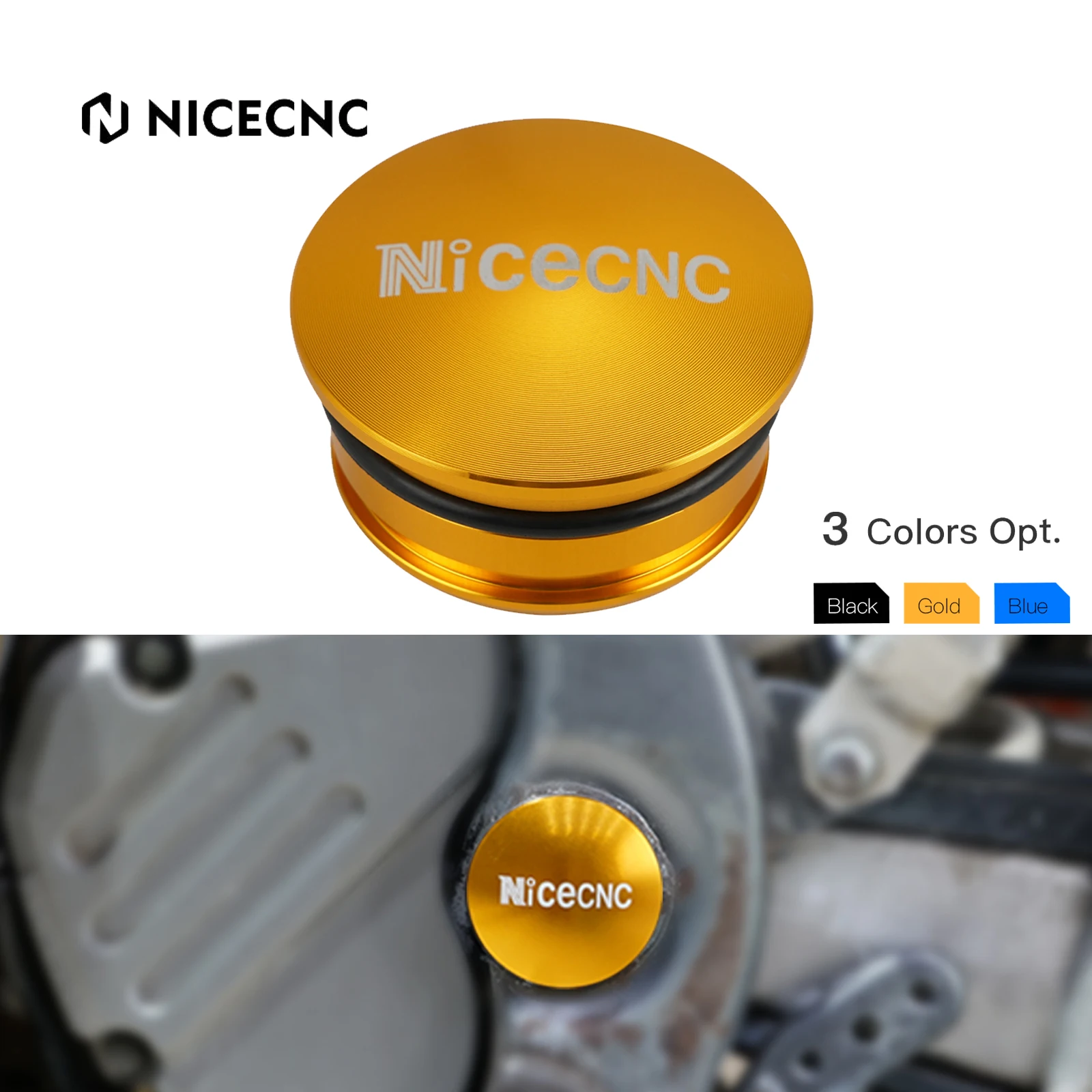 

NICECNC For Suzuki DRZ400E DRZ400S DRZ400SM 2000-2024 Motorcycle Left Frame Cover Plug Insert Cap Guard DR-Z 400E 400S 400SM