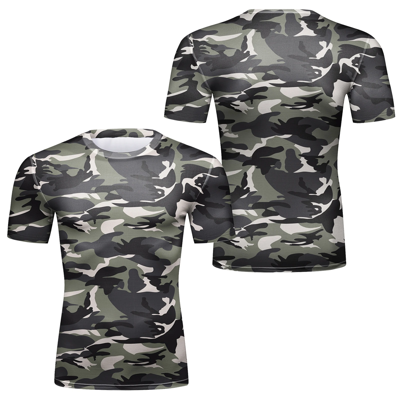 Camouflaged Kimono Boxing Short Sleeve Jiu Jitsu No Gi Mma T-shirts Cody Lundin Custom Rashguard Muscle T-shirts Men Active Wear