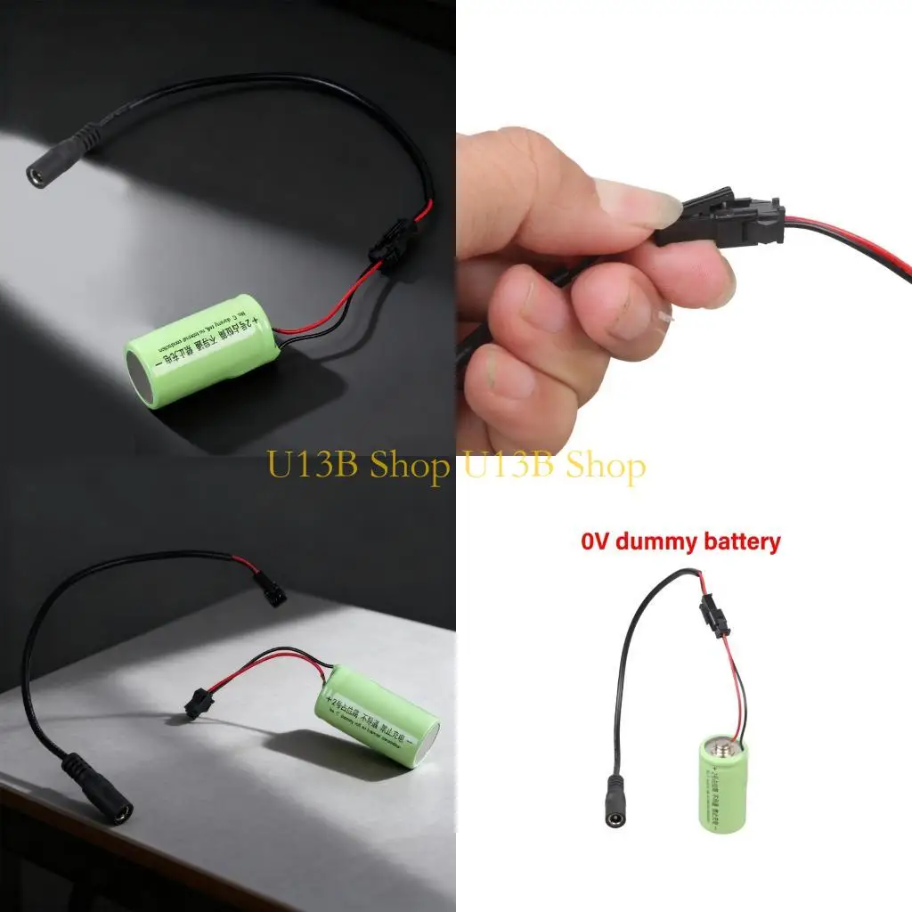 U13B LR14 C Size 0V Battery Eliminators with DC5525 5521 for DIY Electronics Power