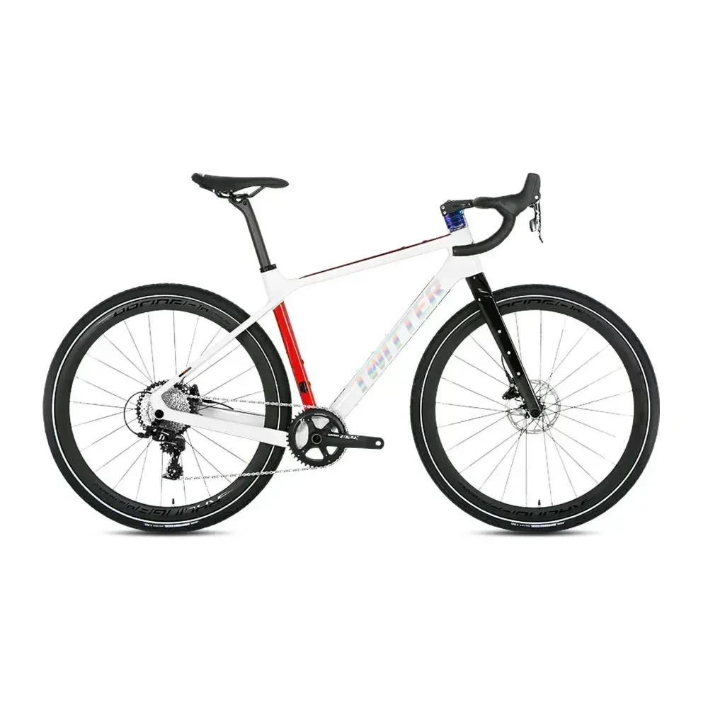 TWITTER GRAVEL X WheelTop EDS-2*12Speed Radio transformer Carbon fiber road bicycle Hydraulic Disc Brakes 700*38C gravel bike