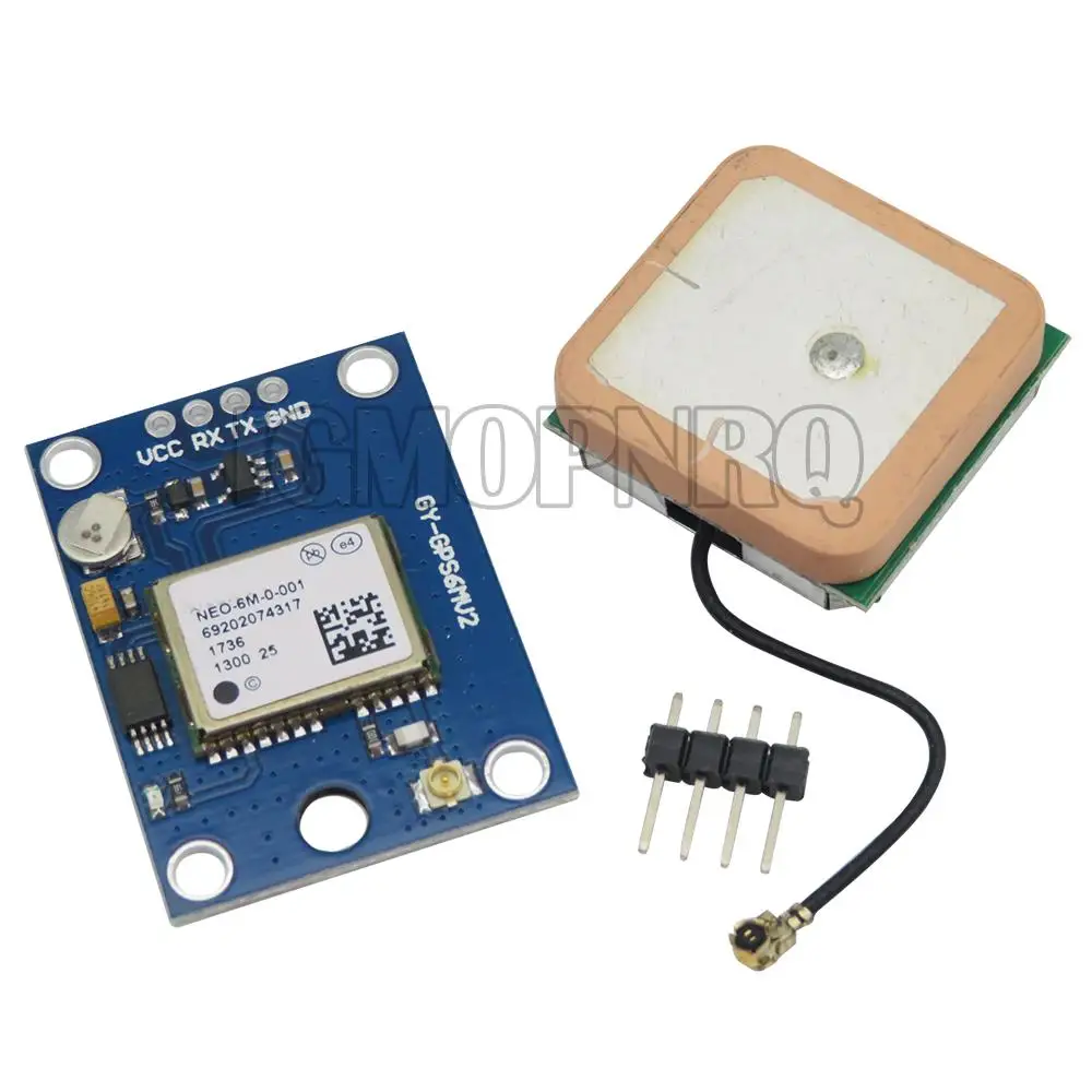 GY-NEO6MV2 GPS Module NEO-6M NEO6MV2 with Flight Control EEPROM MWC APM2.5 Large Antenna for Arduino 6MV2 New