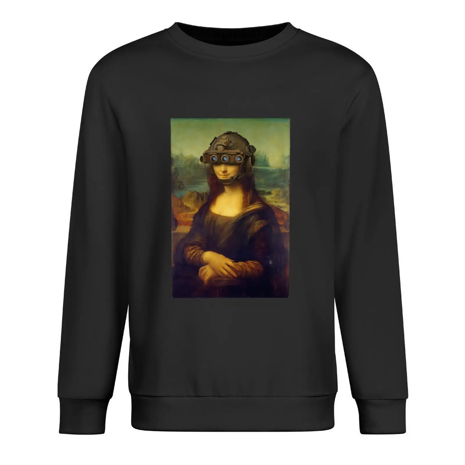 

Mona Lisa GPNVG Tactical Devgru sticker Pullover mens clothing autumn clothes clothes for men anime clothes sweatshirt male