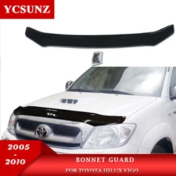 Acrylic Bonnet Guard For Toyota Hilux Vigo 2005 2006 2007 2008 2009 2010 Front Hood Protector Bug Shield Car Accessories YCSUNZ