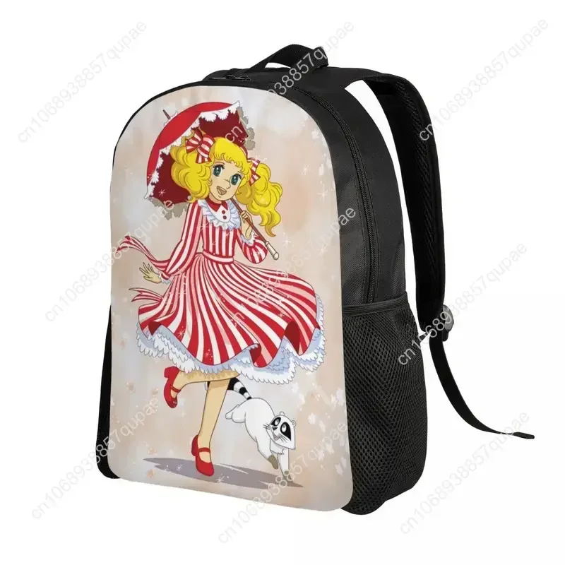 Candy Candy Travel Backpack Women Men School Computer Bookbag Japan Anime Manga College Student Daypack Bags