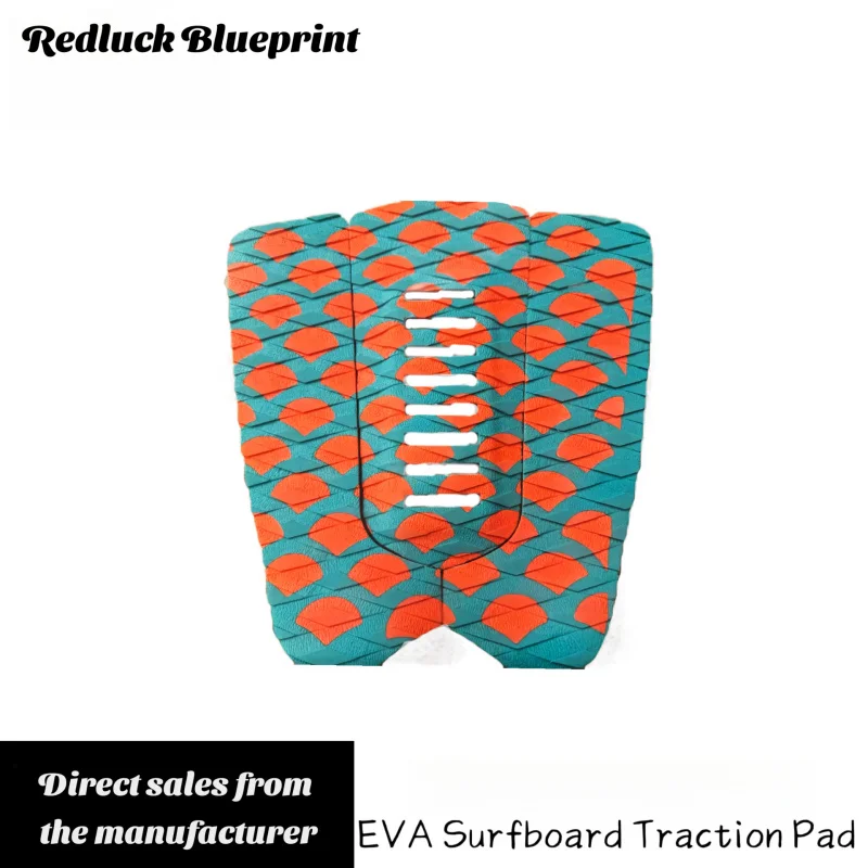 【Spot Factory】 Redluck Blueprint لوح ركوب الأمواج العالمي غير قابل للانزلاق ذيل رفرف لاصق دعم الأرضية إيفا لوح قصير القدم
