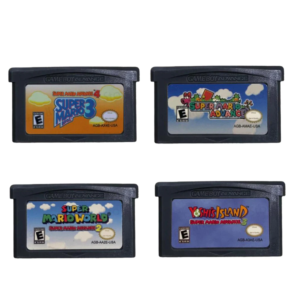 NEW GBA Game Mario Series Cartridge 32-Bit Video Game Console Card Super Mario Mario Kart for GBA NDS USA/EUR Version