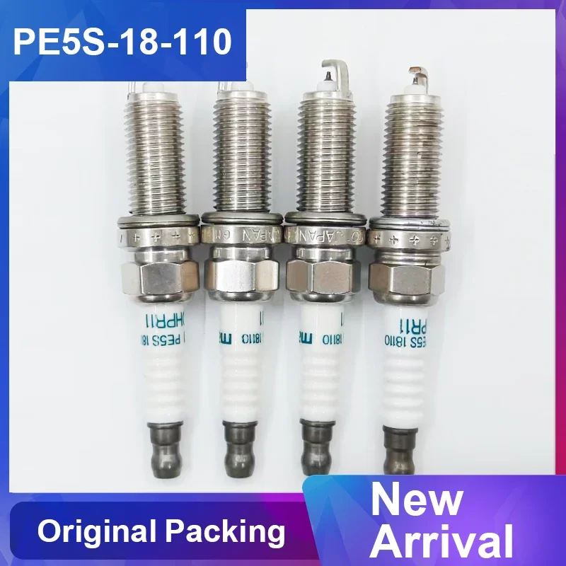 

4PCS PE5S-18-110 ZC20HPR11 Iridium Spark Plug For Mazda M3 CX-3 CX-5 M6 2.0/2.5L PE5S18110 High Quality Car Accessories Candles