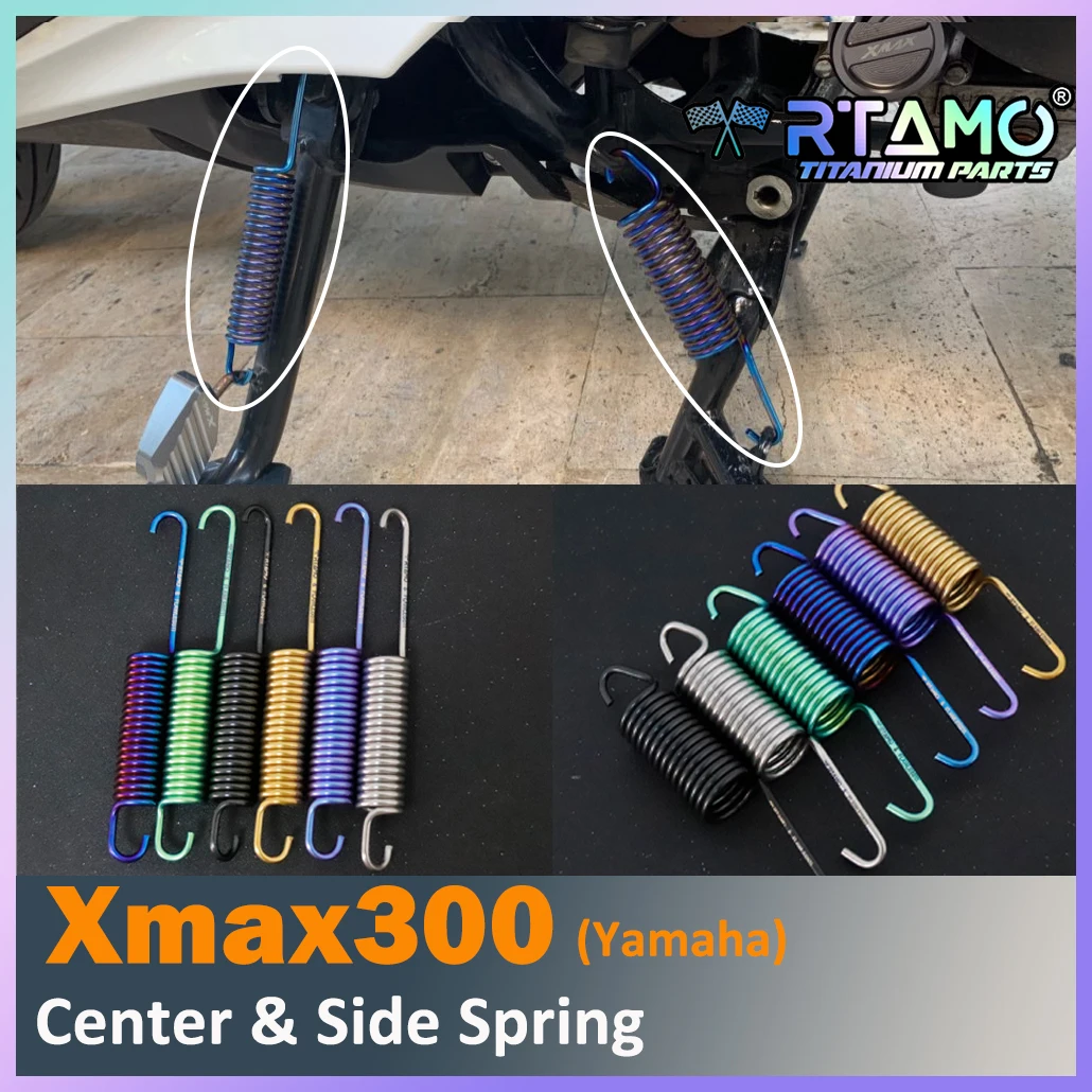 

RTAMO Gr5 Titanium Center Spring Side Spring for Yamaha Xmax300/250