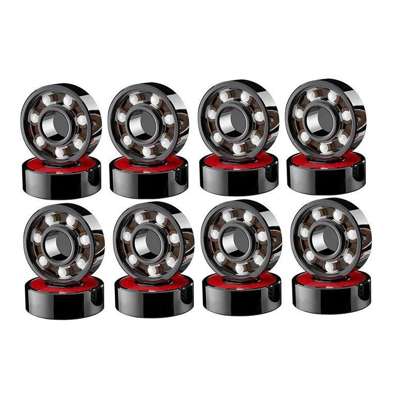 

16 Pcs Ceramic Bearings High Speed Wear Resistant For Skate Skateboard Wheel