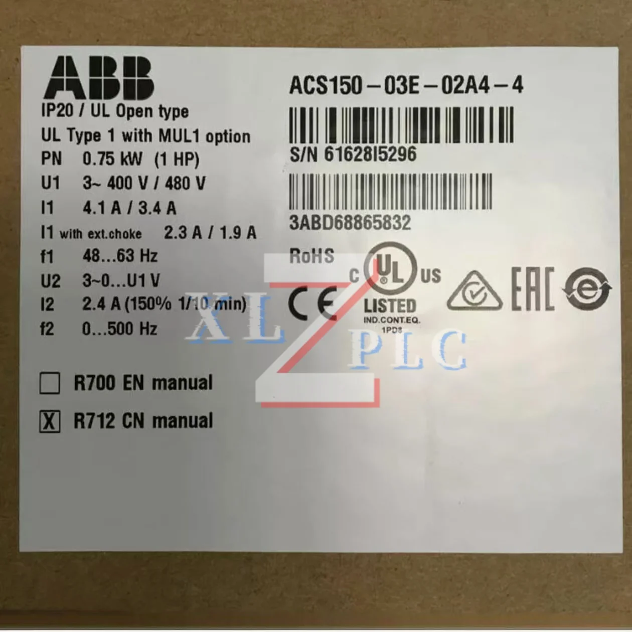 

Frequency Converter new original ACS150-03E-01A9-4 ACS150-03E-02A4-4