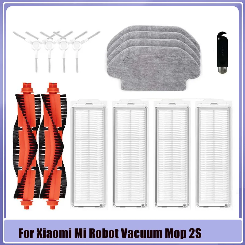 For Xiaomi Mi Robot Vacuum Mop 2S / Mop P / Mop Pro / XMSTJQR2S /  STYTJ02YM Conga 3490 3690 Replacement Parts Main Side Brush