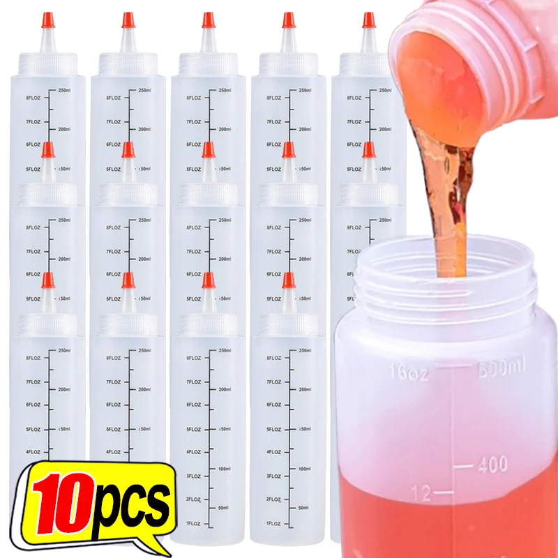 بهارات بلاستيكية زجاجات ضغط قابلة لإعادة الاستخدام مانعة للتسرب قوارب المرق الصلصات الزيوت موزع حاويات تخزين المطبخ المنزلية