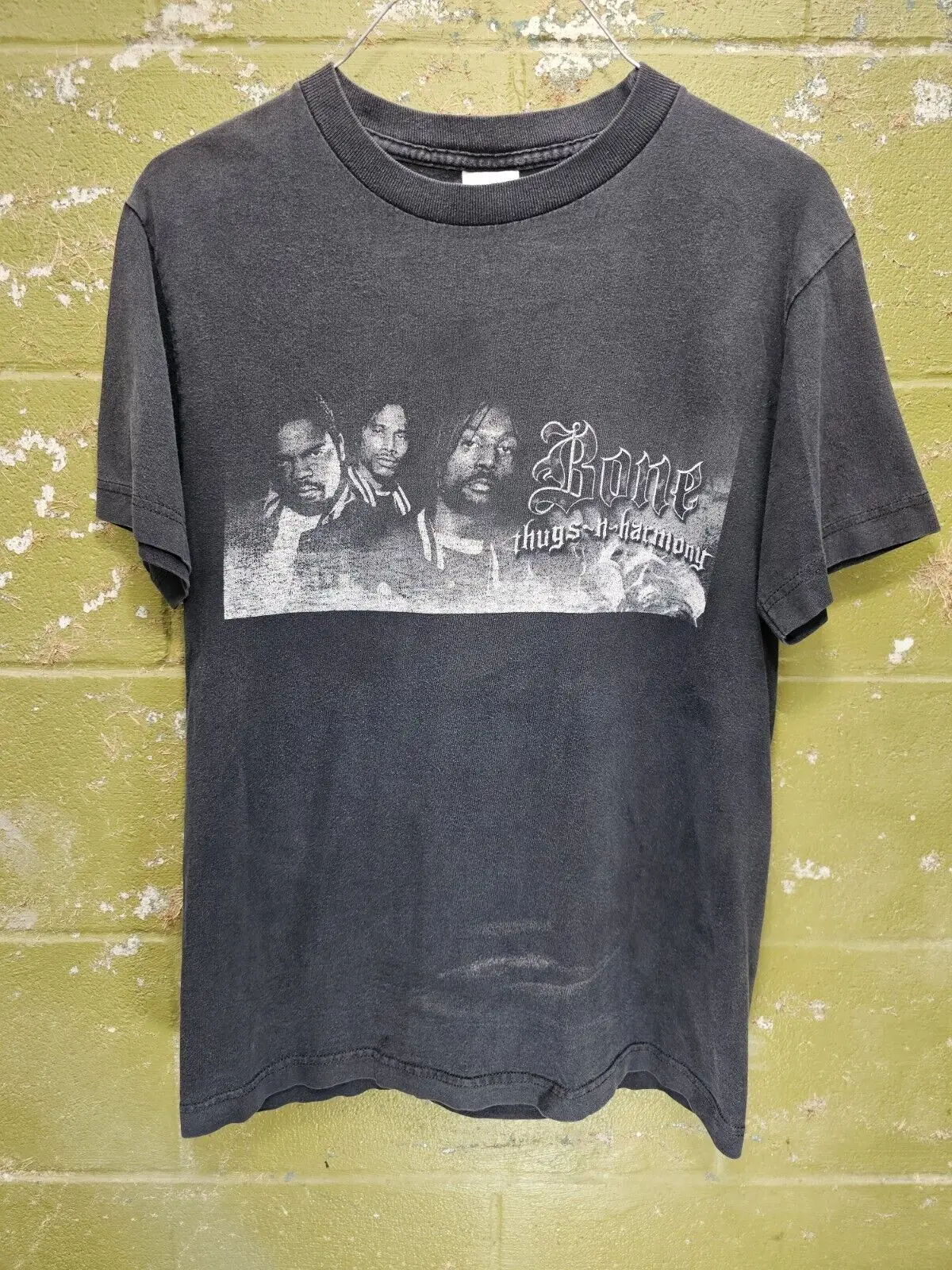 RARE Vintage Y2K Bone Thugs N Harmony Rap Tee Hip Hop T-shirt Sz S BTNH Wear