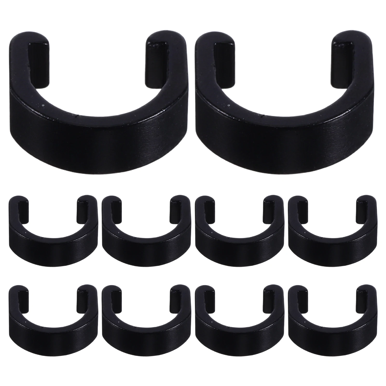 

10pcs C-Shaped Buckle Aluminum Alloy Bike Cable Management Brake Line Fixing Clip Road Accessories Black Reusable