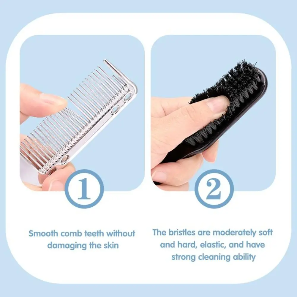 Gifts Multifunctional Men's Beard Styling Combing Convenient Dual Head Beard Styling Brush Hair Accessories Hair Styling Tool