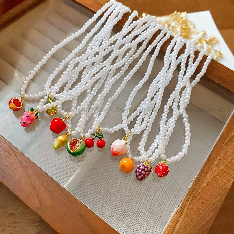 Three-Dimensional Fruit Charm Grape Peach Watermelon Alloy Oil Drop Charms for Jewelry Making Supplies DIY Earrings кулон