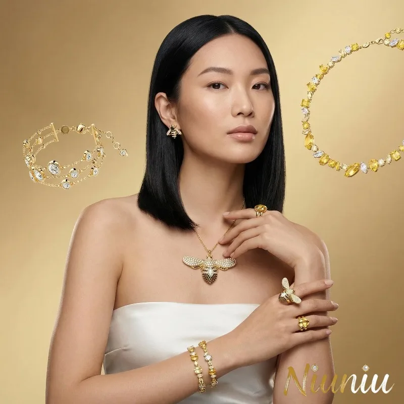 

Luxury High-end Necklace, Ring, Wristband, Bee Honeycomb, The First Choice for Gift Giving