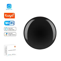 Controle Remoto IR Universal, Smart WiFi, Infravermelho, Tuya para Smart Home, TV, DVD, AUD, AC, Funciona com Amz, Alexa, Google Home