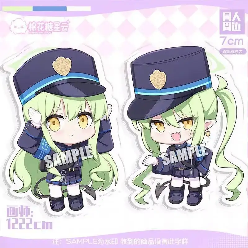 

Anime Game Peripherals Blue Archive Tachibana Hikari Acrylic Figure Keychain Cute Cartoon Pendant Key Rings