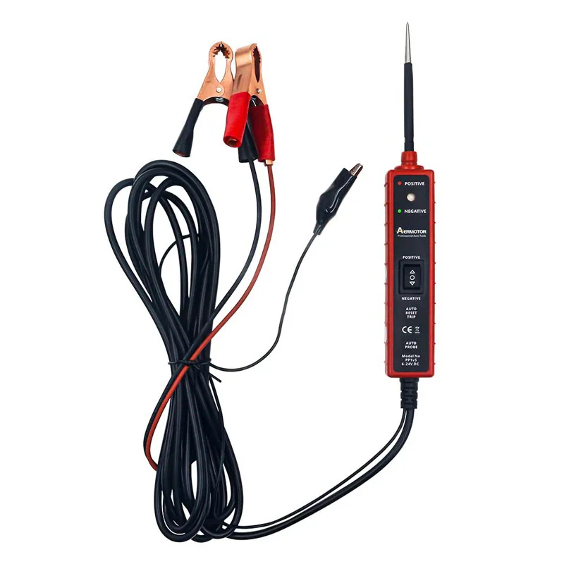 

EM285 Car Circuit Detector Electrical System Tester 6-24V Multi-functional Power Supply Voltage Test Probe