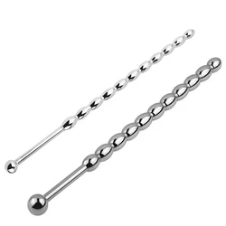 Male Stainless Steel Urethral Plug Urethral Dil Sounding Penis Plug Urethra Stimulate Dilator Masturbation Rod Sex Toys For Men