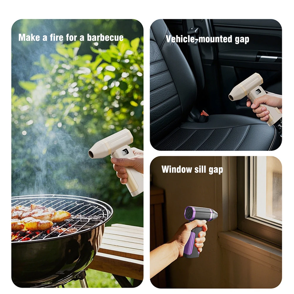 450000 دورة في الدقيقة مروحة نفاثة توربو صغيرة منفاخ هواء قوي يده عالية السرعة فرش السيارات مروحة عنيفة لأداة تنظيف قناة الكمبيوتر