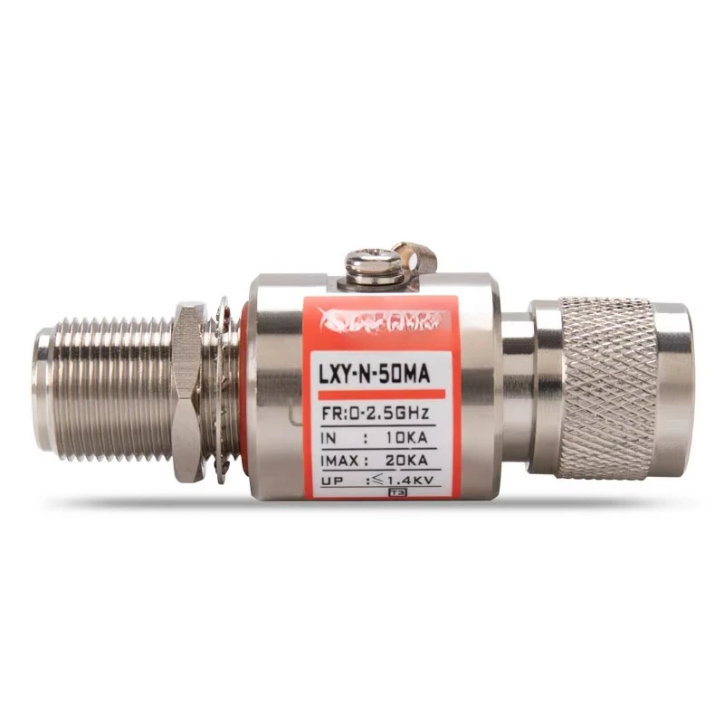 

Original Factory Antenna Feeder Lightning Arrester Surge Protector for Sale Lightning Arrester for Antenna