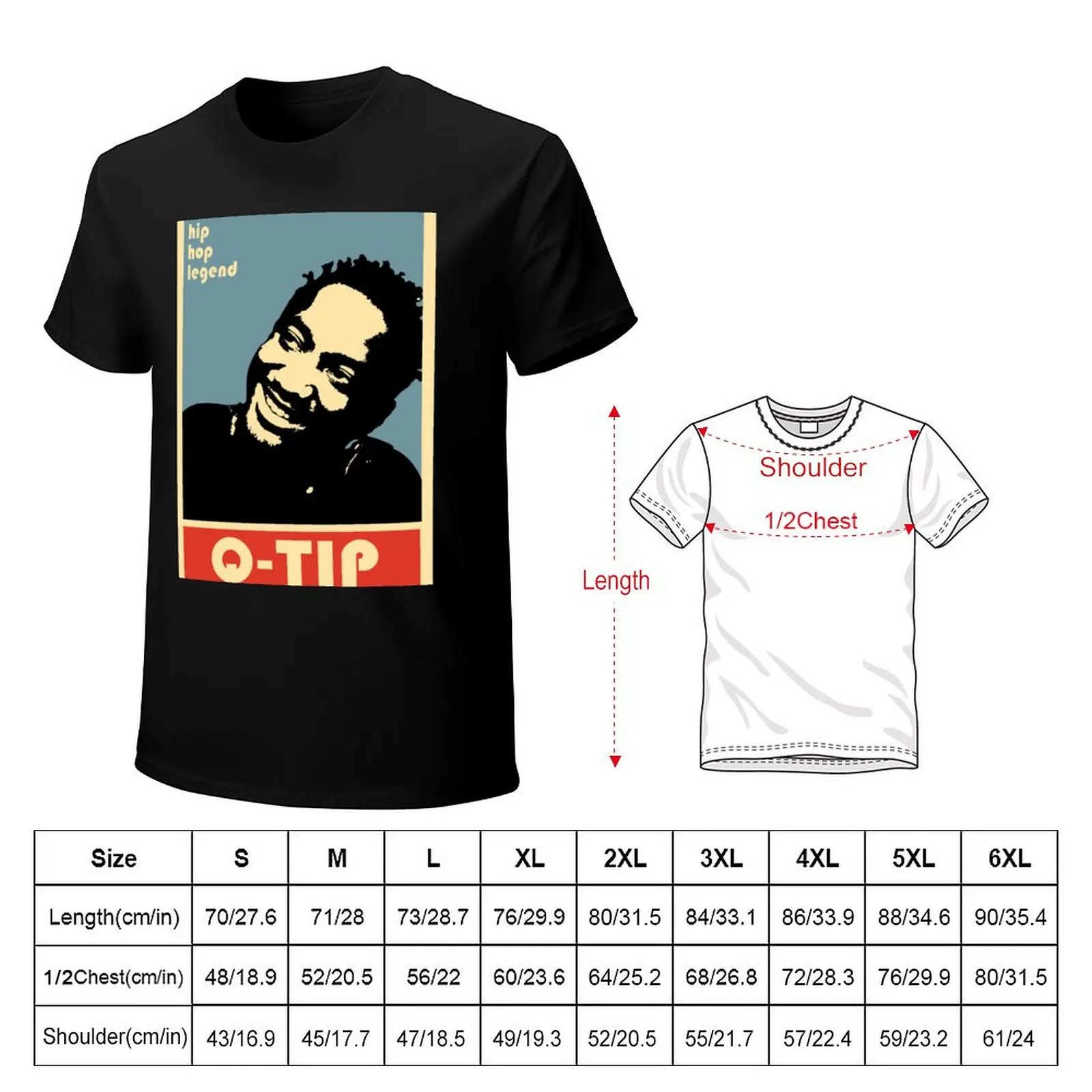 hip hop legend qtip poster T-Shirt Quick Dry Training Short Sleeve Tee