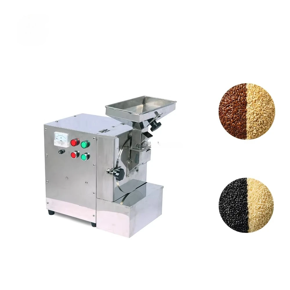 

Electric Peanuts Walnuts Sesame Oily Materials Pulverizer Mini Oily Material Grinder Powder Crusher Milling Machine