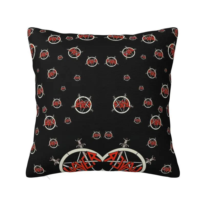 Heavy Metal Rock Slayers Nordic Throw Pillow Covers Living Room Decoration Chair Cushion