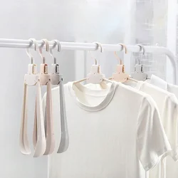 1PC Portable Folding Clothes Hanger Quickly Collect Clothes Save Time Closet Organizer Clothing Rack Plastic Storage Hangers