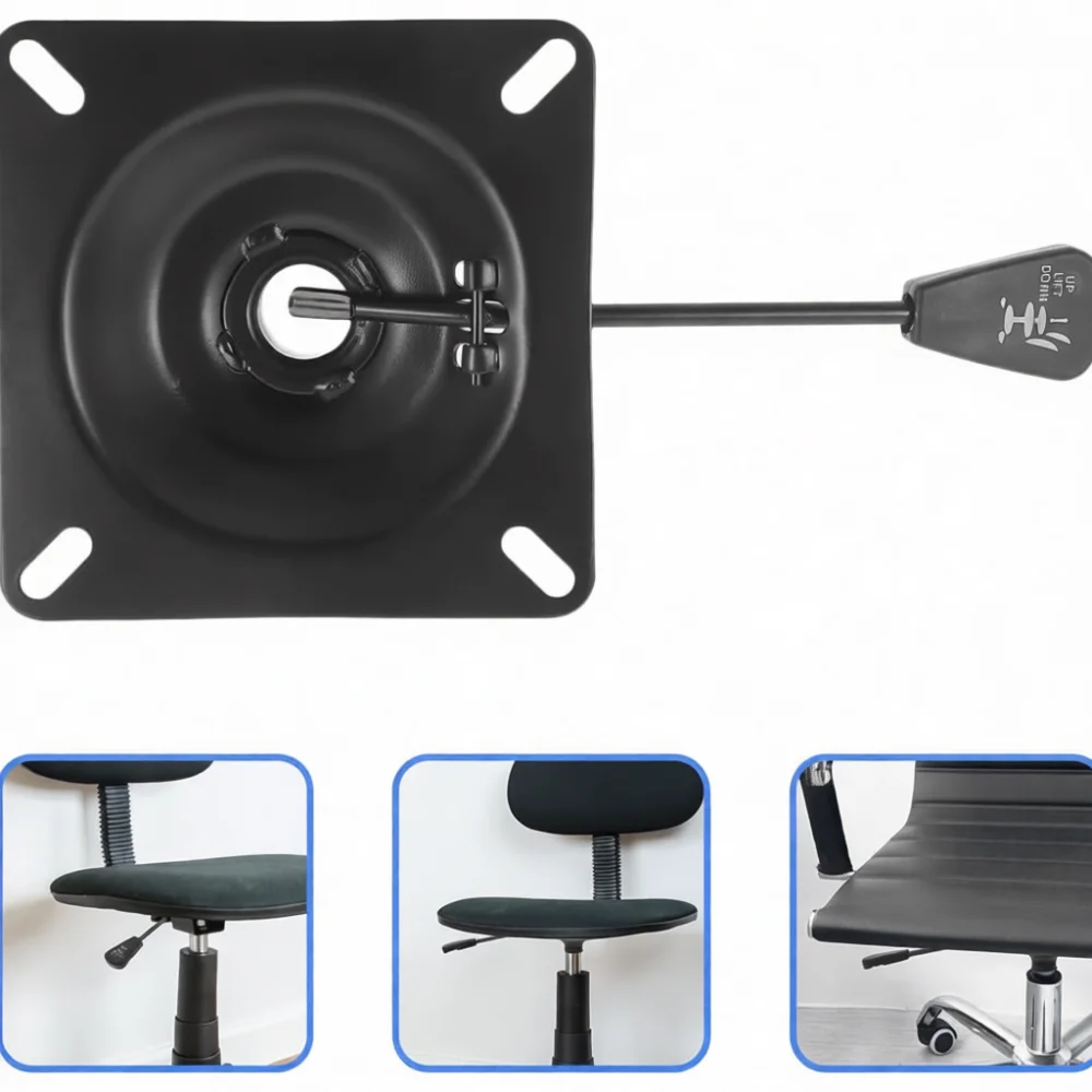 Universal Steel Seat Base Plate Replacement Heavy Duty Tilt Control Mechanism For Office Swivel Chair Bar Stool Accessories
