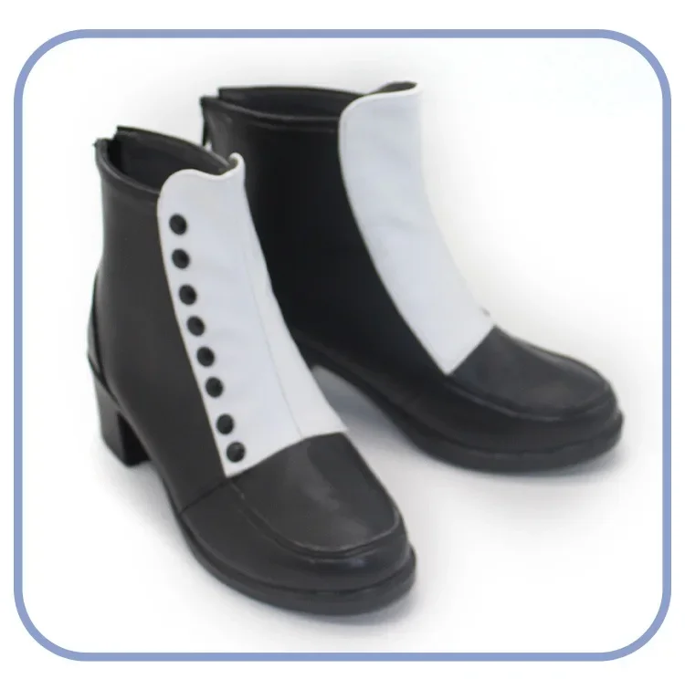 Game Blue Archive Saiba Midori Momoi Cosplay Shoes PU Leather Shoes Halloween Carnival Boots Cosplay Prop Custom Made