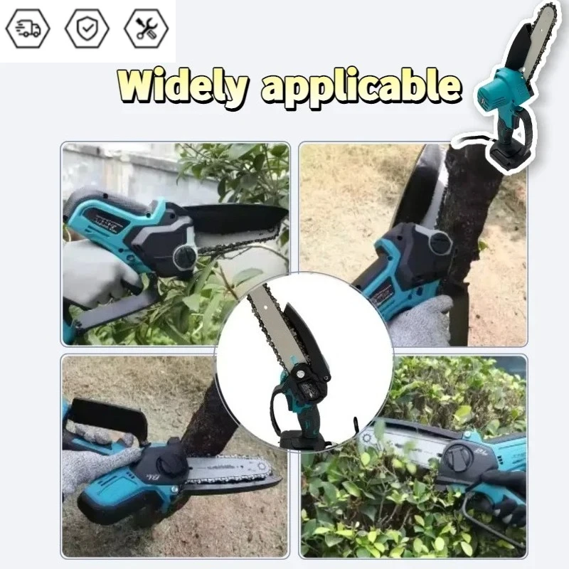 6-inch kettingzaag elektrische zaag draagbare draagbare houten kettingzaag draadloze kettingzaag voor houtbewerking elektrisch gereedschap voor Makita-batterij