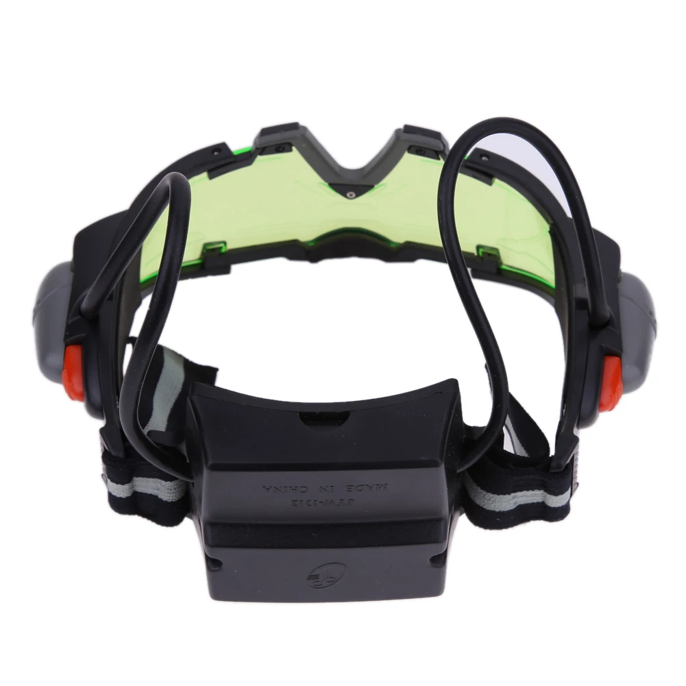 

Night Vision Goggles Night Vision Glasses Adjustable Camping Gear Gadgets Windproof Light Up Green Goggles for Role Play Costume