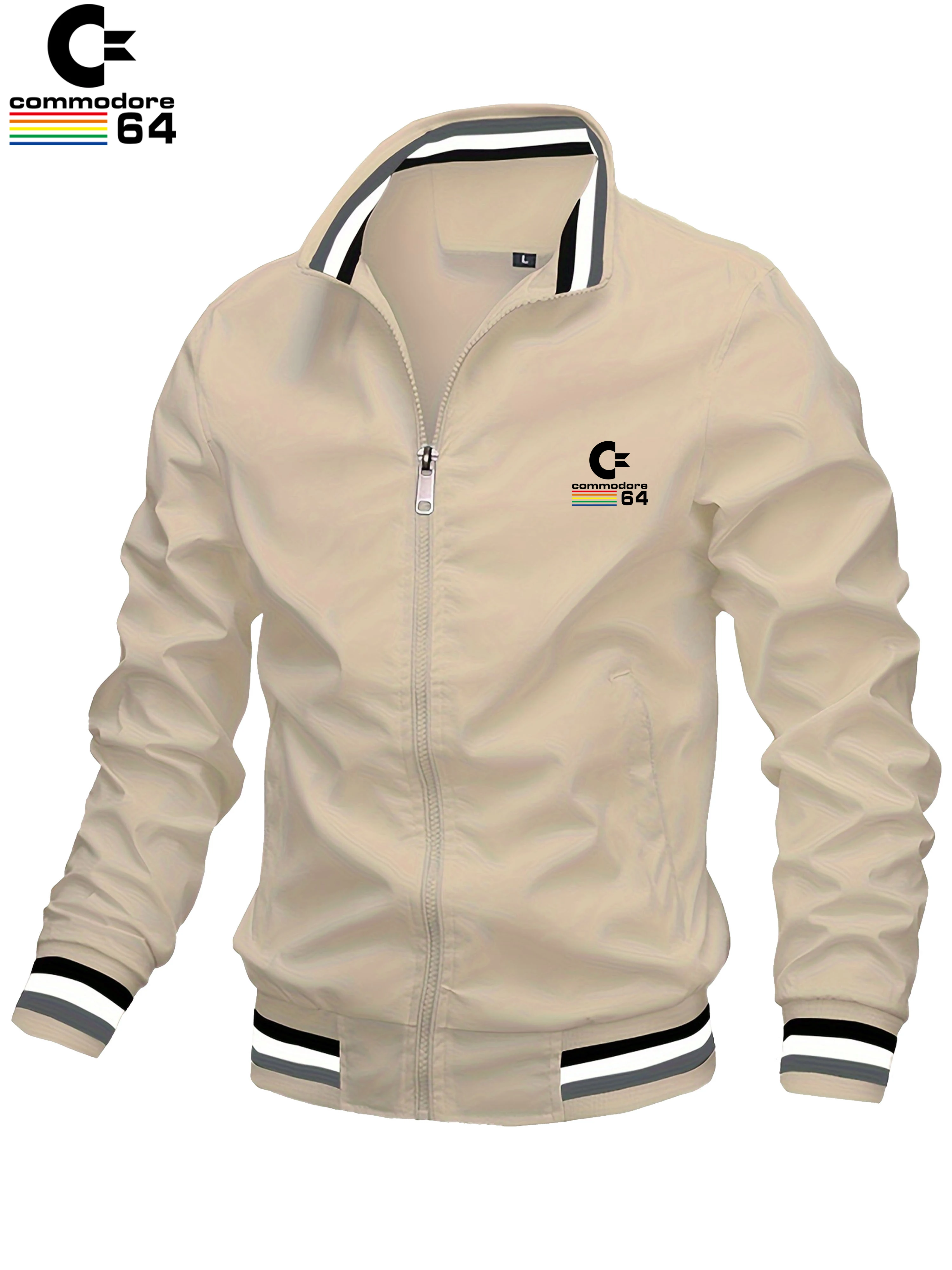 سترة دراجة نارية C64 بتصميم عتيق جديد لعام 2025 ، سترة سباق ، سترة واقية ، سترة رياضية خارجية مضادة للرياح ، معطف رجالي #5