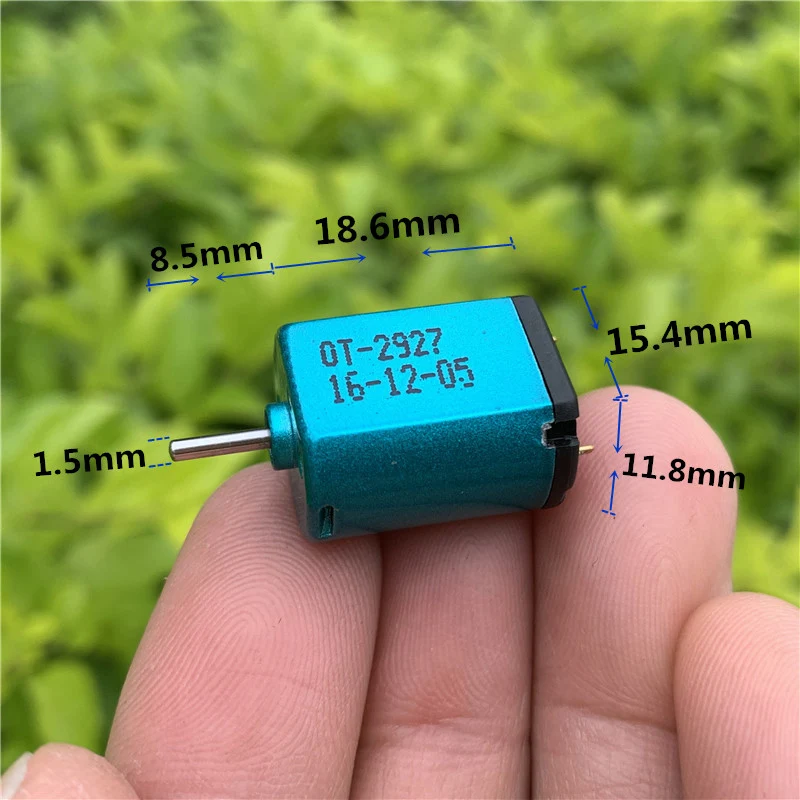 Micro 15mm*12mm FF-030 Motor DC1.5V 3V 3.7V 52000RPM Ultra-High Speed Electric Carbon Brush Motor DIY Hobby Toy RC Car Boat