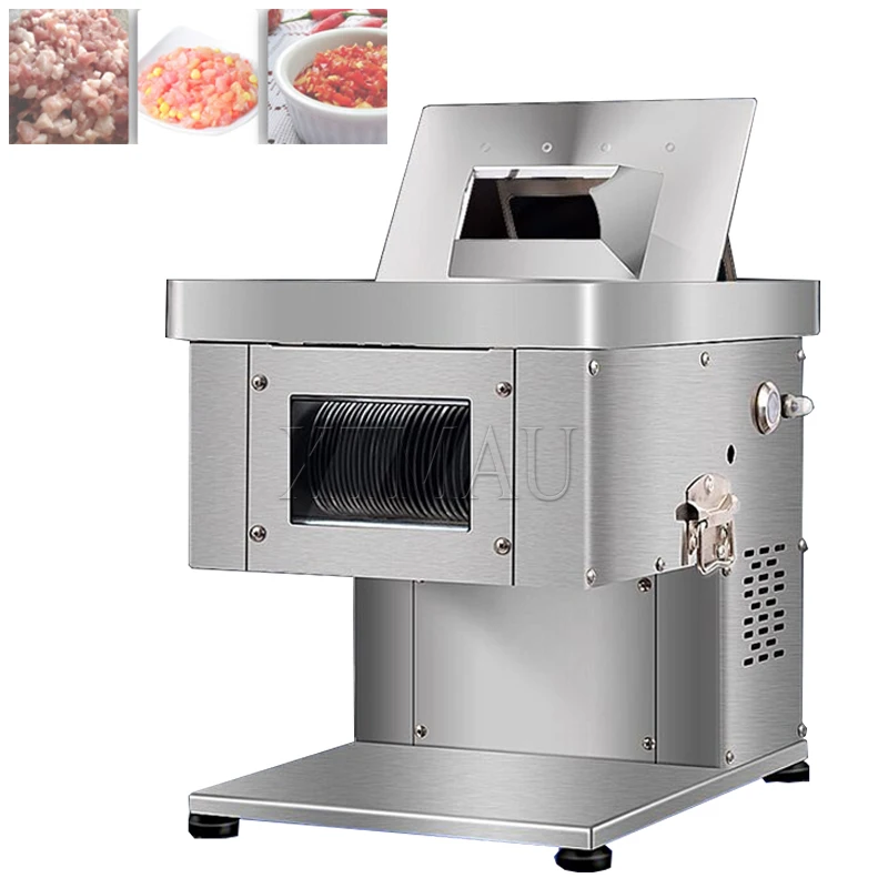 Automatic Meat Slicer Commercial Multifunctional Fresh Meat Dicing Machine Household Lamb Roll Slicer 220V