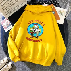 LOS POLLOS Hermanos Movie For Women Hoodie Funny Chicken Brothers Sweatshirt Oversized Men Hoodies Pullover Hip Hop Streetwear