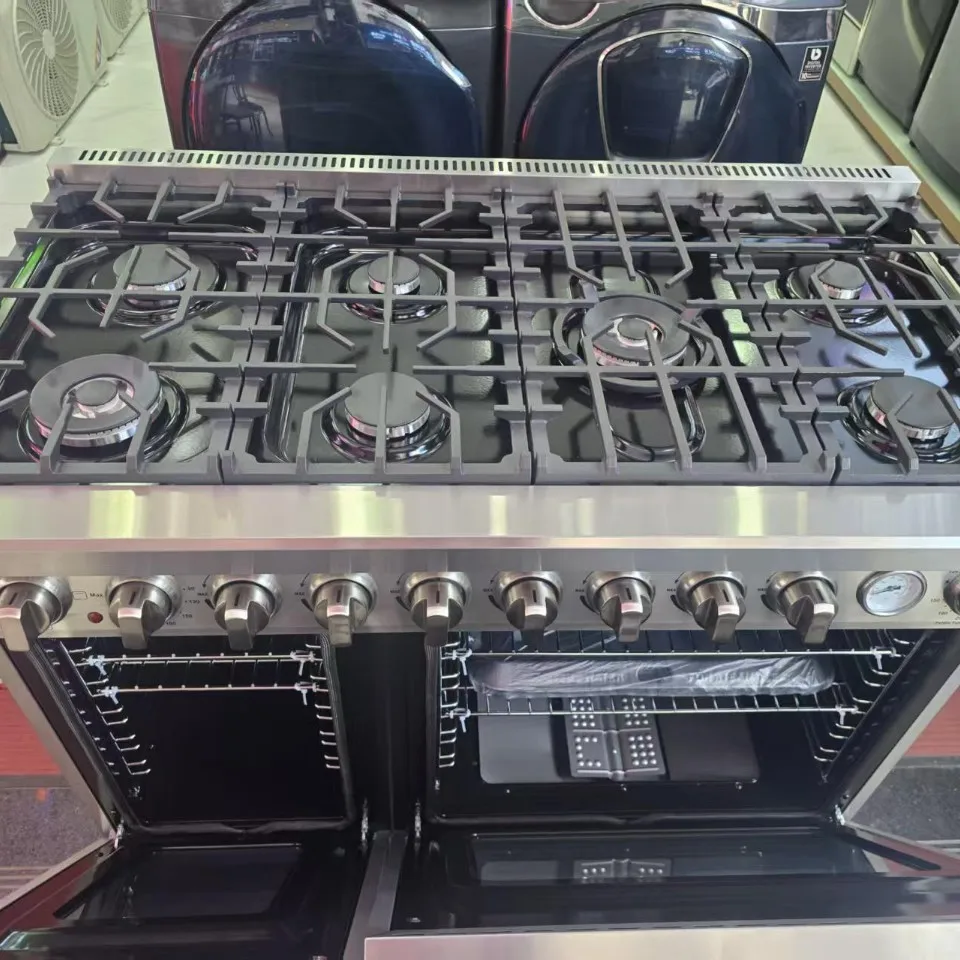 117/12 Meters Gas Oven burner Gas Stove Vertical Conjoined Oven 7 Stoves Stainless Steel Mechanical Control 1 Generation