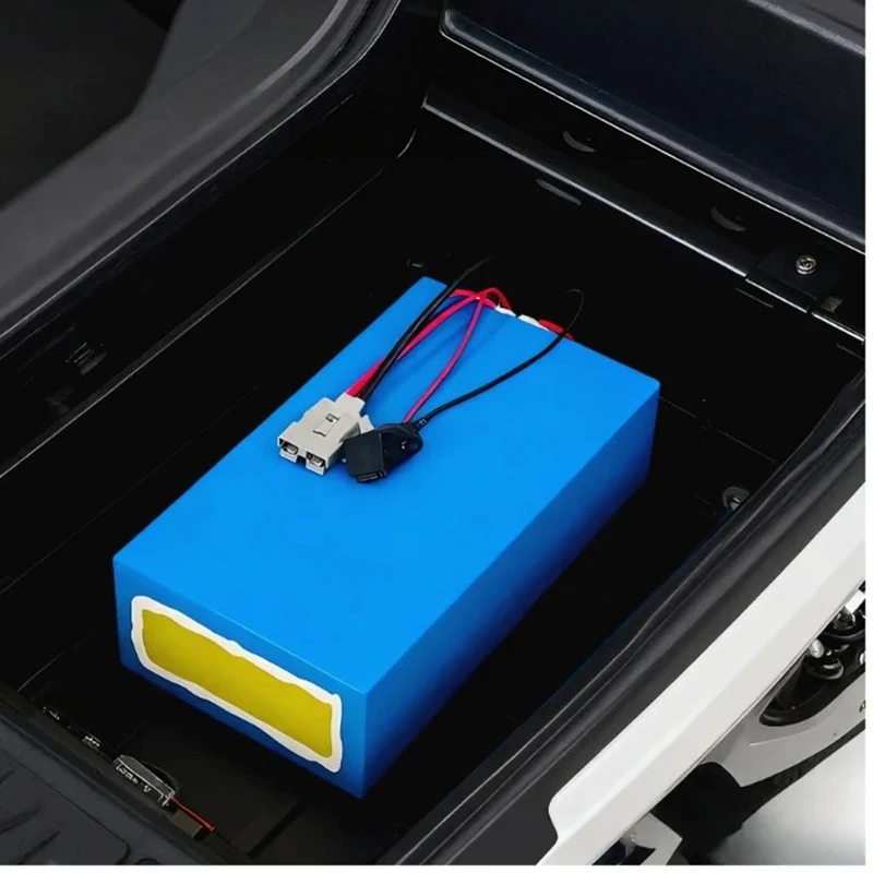 lithium 72V 60Ah lifepo4 battery pack BMS 24S 76.8V deep cycle for 5000W 3500W Golf carts, small two-wheeled vehicles