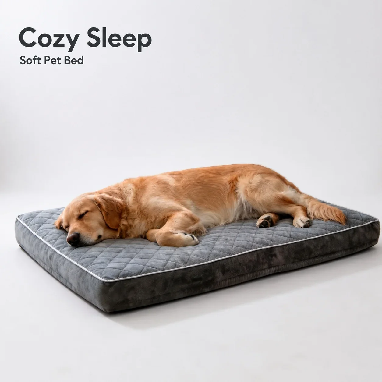 New Arrival Orthopedic Dog Bed Waterproof Removable Washable Pet Mat, Joint Support Cozy Sleep Bed for Large Senior Dogs
