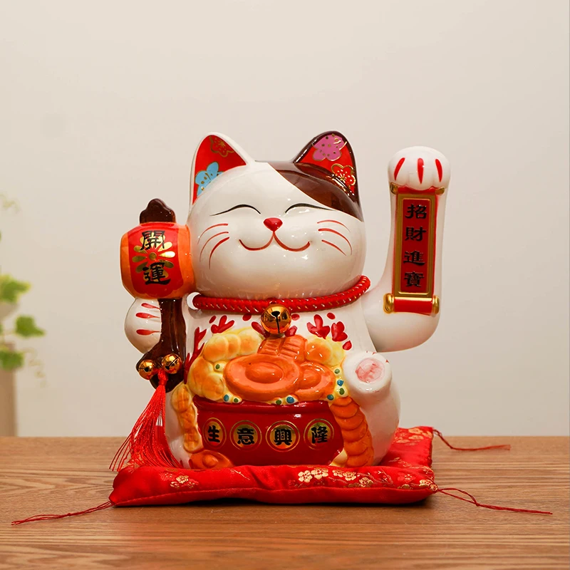 

Auatic Wave Hand Cerc Wealth Figurine Creative Home Decorations Luy Caier Front Desk Living Room Gifts