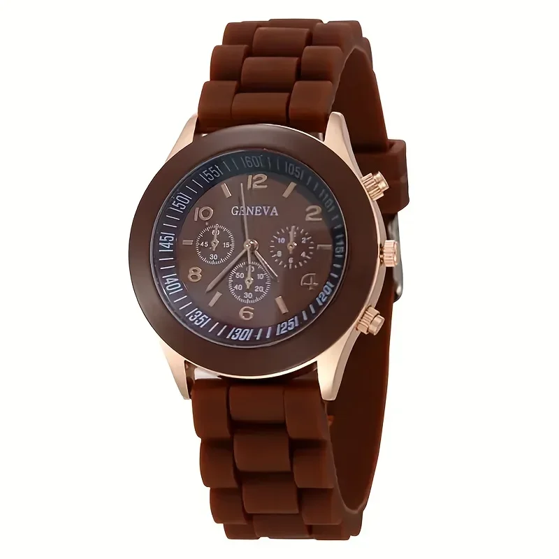 Stylish Round Pointer Quartz Watch, Gift for Her