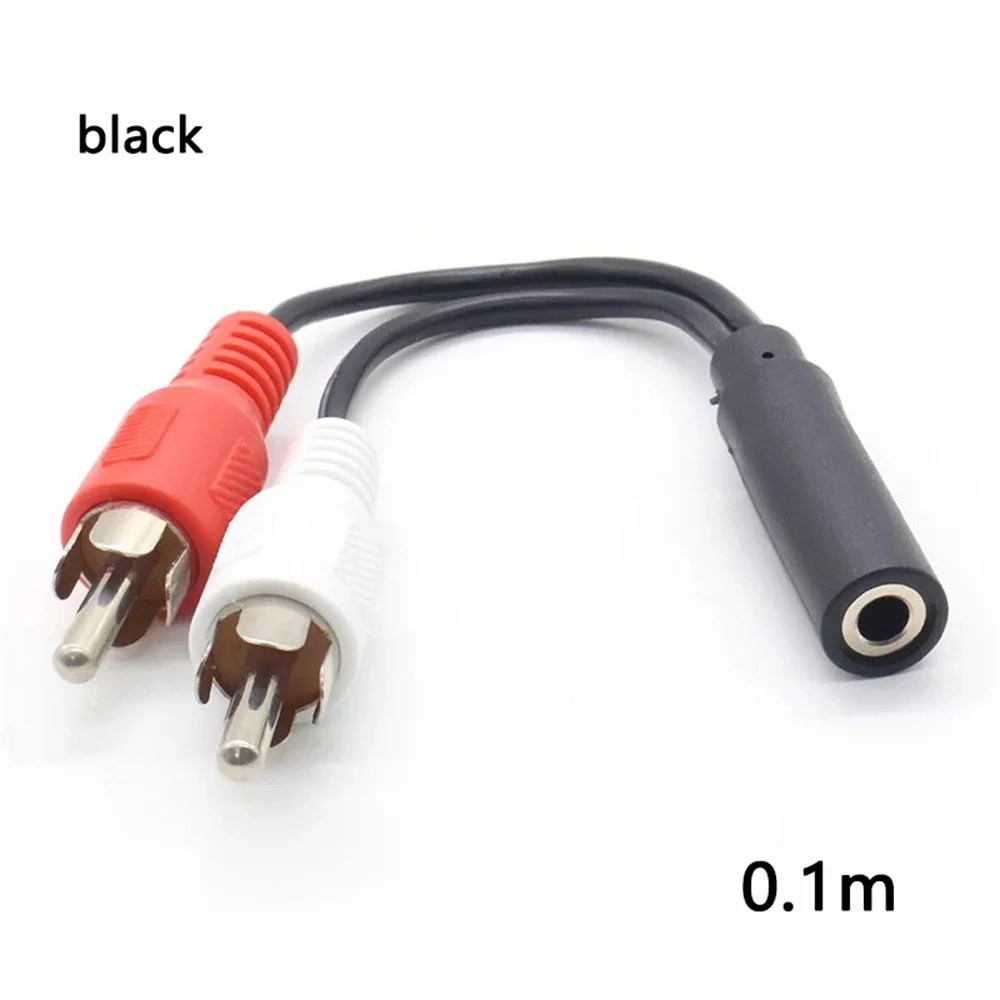 3,5mm Cinch-buchse Stereo 1/2/5PCS 3,5 Audio Aux Buchse Stecker Zu Kopfhörer Musik draht Y Audio Kabel Y Stecker 2 Stecker Adapter