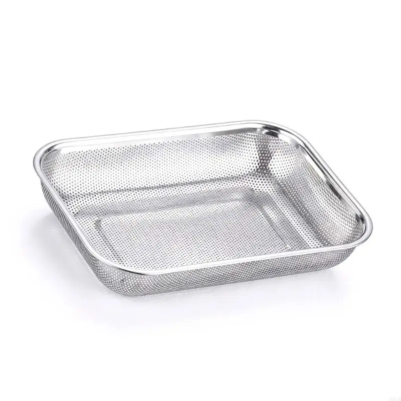 M6CB Stainless Steel Silverware Draining Basket Perforated Cutlery Tray for Kitchen Counter and Sterilizer Cabinet Use