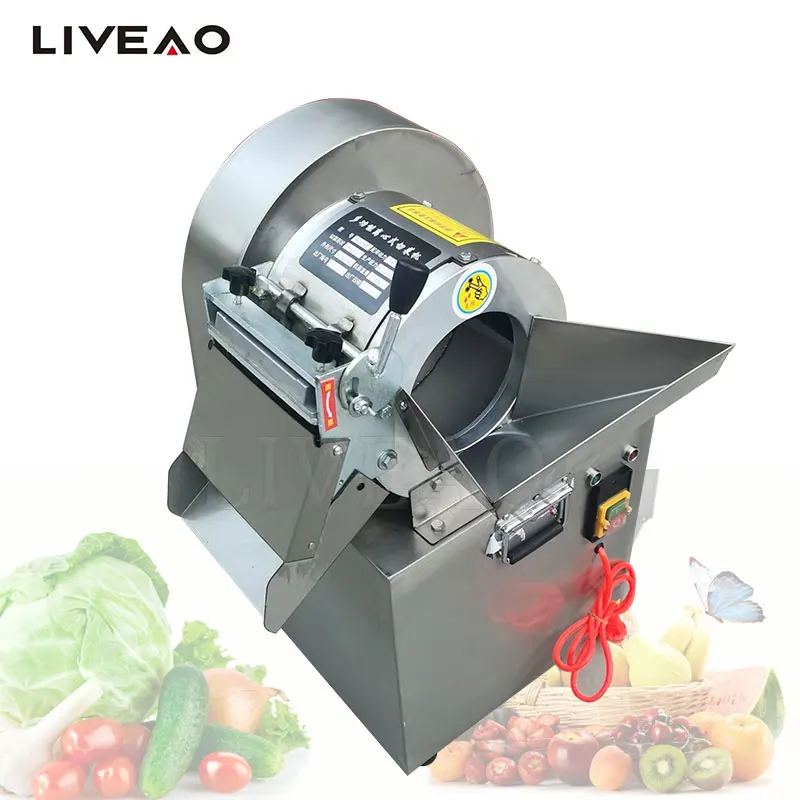 

Automatic Potato Slicer Commercial Electric Vegetable Fruit Cutter Slice Shred Machine Vegetables Cutting Machine